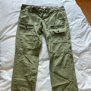 Green cargo pants